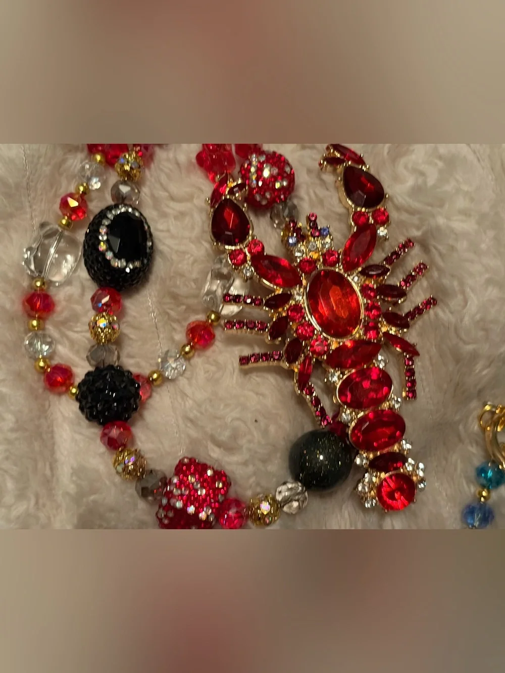 Bag Charms Crystal Chain Multi-Strand